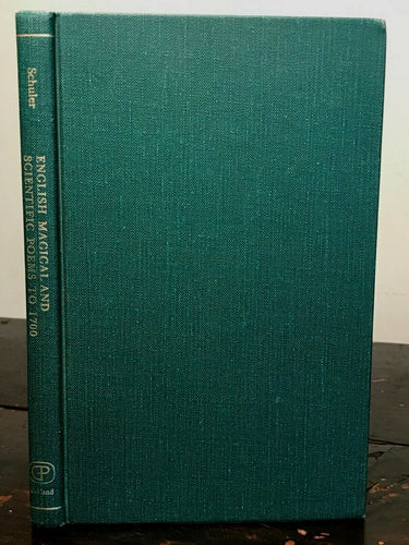 ENGLISH MAGICAL AND SCIENTIFIC POEMS TO 1700 - 1st Ed, ALCHEMY MAGICK ASTROLOGY