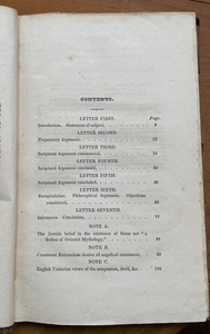 1828 - LETTERS ON THE EXISTENCE OF FALLEN SPIRITS - SATAN ANGELS DEMONOLOGY