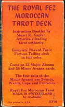 ROYAL FEZ MOROCCAN TAROT DECK - DIVINATION - UNUSED Cards in ORIGINAL ORDER