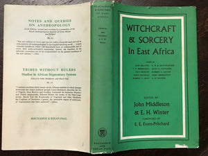 WITCHCRAFT & SORCERY IN EAST AFRICA - 1st 1963 - AFRICAN WITCH SORCERER MAGICK