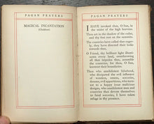 PAGAN PRAYERS - Marah Ellis Ryan, 1st 1913 NATIVE AMERICAN WORLD PRAYERS CHANTS