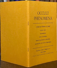 OCCULT PHENOMENA - William Judge, 1984 BLAVATSKY THEOSOPHY PSYCHOMETRY OCCULTISM