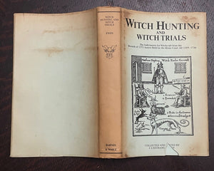 WITCH HUNTING AND WITCH TRIALS - 1971 - TRIALS TORTURE WITCHES WITCHCRAFT