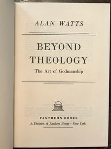 BEYOND THEOLOGY - Watts, 1st 1964 - CHRISTIANITY HINDUISM GOD SPIRITUALITY SOUL