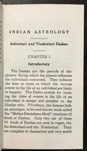 INDIAN ASTROLOGY: ASHTOTTARI & VINSHOTTARI DASHAS - Mody, 1st 1935 DIVINATION