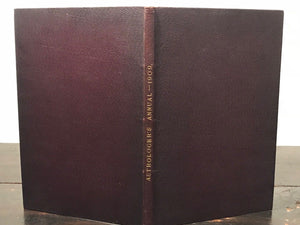 THE ASTROLOGER'S ANNUAL - Very SCARCE 1st Ed, 1909 - Alan Leo - ASTROLOGY OCCULT