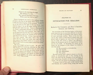 CHRISTOLOGY: SCIENCE OF HEALTH & HAPPINESS - Sabin, 1906 - METAPHYSICAL HEALING