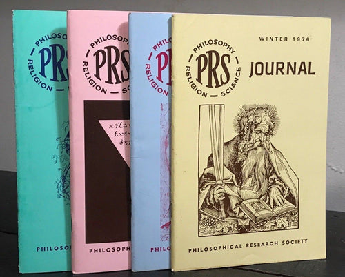 MANLY P. HALL, PHILOSOPHICAL RESEARCH SOCIETY JOURNAL - Full Year, 4 Issues 1976