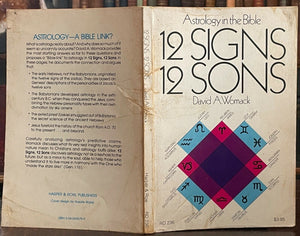 12 SIGNS 12 SONS: ASTROLOGY IN THE BIBLE - 1st 1978 ANCIENT ZODIAC ASTROLOGY