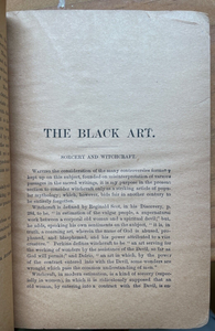 SECRET BOOK OF THE BLACK ARTS - Williams, 1st 1878 - WITCHCRAFT OCCULT MAGICK