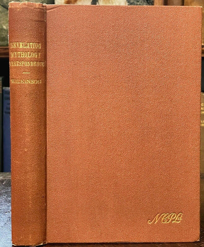 REVELATION MYTHOLOGY CORRESPONDENCES - 1st 1887 - MYTHS LEGENDS SUPERSTITION