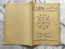 LE LIEN FRENCH OCCULT MAGAZINE - JAN-FEB 1965 - YOGA EGYPT IRAN ANCIENT CIVS