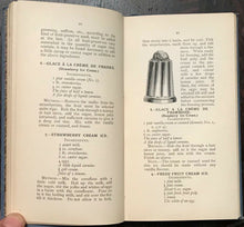 ICES, AND HOW TO MAKE THEM - Senn, 1903 ICE CREAM PARFAITS MOUSSES RECIPES