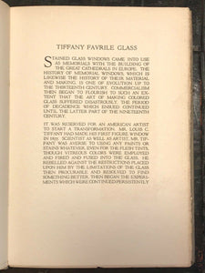 TIFFANY STUDIOS: MEMORIALS IN GLASS & STONE - 1st, 1913 PHOTOGRAVURES - SCARCE