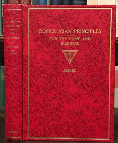 ROSICRUCIAN PRINCIPLES FOR HOME & BUSINESS, Lewis MANIFESTATION WEALTH MONEY JOB