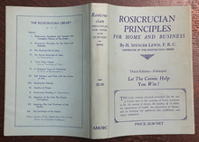 1930 ROSICRUCIAN PRINCIPLES FOR HOME & BUSINESS - MANIFESTATION WEALTH HEALTH
