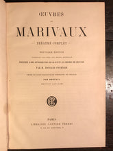OEUVRES DE MARIVAUX, E. FOURNIER 20 HANDCOLORED PLATES, FRENCH COMEDY DRAMA 1880