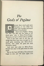 THE GODS OF PEGANA - 1st, 1916 - FANTASY GODS PANTHEON - SIGNED BY LORD DUNSANY