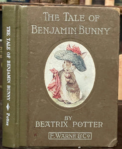 TALE OF BENJAMIN BUNNY - Beatrix Potter, 1st US 1904 - PETER RABBIT CHILDREN'S