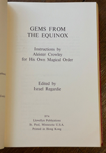 GEMS FROM THE EQUINOX - 1st Ed, 1974 - ALEISTER CROWLEY MAGICK RITUALS THELEMA