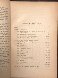 MODERN GREEK FOLKLORE & ANCIENT GREEK RELIGION - JOHN LAWSON - 1st/1st, 1910