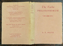 TURBA PHILOSOPHORUM or ASSEMBLY OF THE SAGES - A.E. Waite, 1970 ANCIENT ALCHEMY