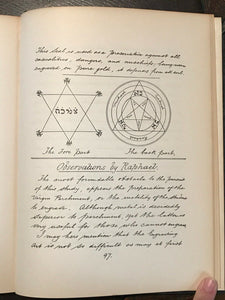RAPHAEL'S ANCIENT MANUSCRIPT OF TALISMANIC MAGIC - De Laurence - GRIMOIRE MAGICK