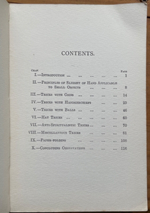 CONJURING FOR AMATEURS - Ellis Stanyon, 1st Ltd Ed, 1897 - SCARCE MAGIC TRICKS