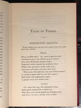 1887 — TALES OF TERROR AND WONDER, M.G. Lewis, 1st/1st GOTHIC HORROR STORIES