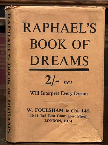 THE BOOK OF DREAMS - Raphael, 1886 - DIVINATION PROPHECY ZODIAC SOUL MESSAGES