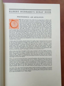 ELBERT HUBBARD'S SCRAP BOOK, E. Hubbard, 1923 with UPSIDE DOWN COPYRIGHT DATE