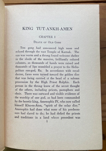 KING TUT-ANKH-AMEN: HIS ROMANTIC HISTORY - Bell, 1st 1923 - ANCIENT EGYPT