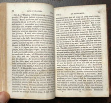 LIFE OF DAVID BRAINERD - 1830s EVANGELISM DIARY MISSIONARY TO NATIVE AMERICANS