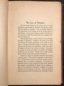 R.S. CLYMER - THE DIVINE LAW MASTERSHIP, 1st 1922, THEOSOPHY ALCHEMY ROSICRUCIAN