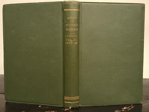 1893-1894 - SOCIETY FOR PSYCHICAL RESEARCH - FAIRIES SPIRITS PSYCHIC MAGIC