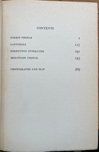 JUNGLE WAYS - Seabrook, 1931 - BLACK SORCERY WITCHCRAFT AFRICA CANNIBALISM RITES