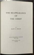 ALICE BAILEY - REAPPEARANCE OF THE CHRIST - 1978 SECOND COMING JESUS TEACHINGS