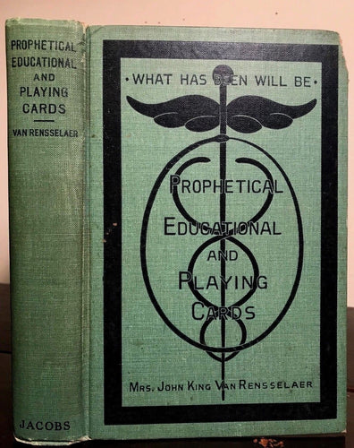 1912 - PROPHETICAL EDUCATIONAL & PLAYING CARDS, 1st/1st Ancient TAROT Knowledge