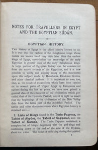 THE NILE: NOTES FOR TRAVELLERS IN EGYPT - Budge, 1912 - EGYPTOLOGY CULTURE ART