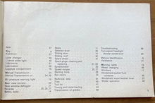 1976 - VW VOLKSWAGEN TYPE 2 OWNER'S MANUAL - Station Wagon, Kombi, Campmobile
