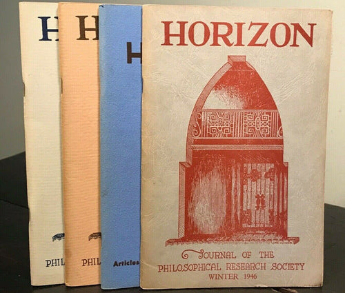 MANLY P. HALL - HORIZON JOURNAL - Full YEAR, 4 ISSUES, 1946 - PHILOSOPHY OCCULT