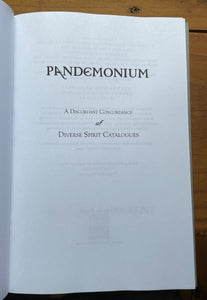 PANDEMONIUM - Stratton-Kent, 1st Ed 2016 - MAGICK SPIRITS DEMONS GRIMOIRE