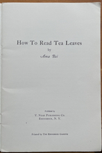 HOW TO READ TEA LEAVES - Bei, 1st 1934 - FORTUNETELLING DIVINATION PROPHECY