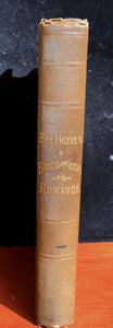 BEETHOVEN: A BIOGRAPHICAL ROMANCE, By H. Rau, 1st / 1st, 1880