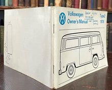 1976 - VW VOLKSWAGEN TYPE 2 OWNER'S MANUAL - Station Wagon, Kombi, Campmobile