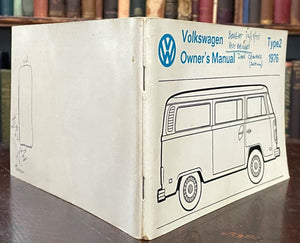 1976 - VW VOLKSWAGEN TYPE 2 OWNER'S MANUAL - Station Wagon, Kombi, Campmobile
