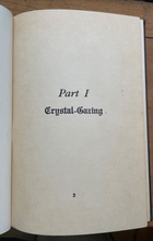 CRYSTAL GAZING & SPIRITUAL CLAIRVOYANCE - de LAURENCE 1st 1913 DIVINATION MAGICK