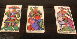 ESPAÑOL SPANISH BILINGUAL TAROT CARD DECK - Fournier, 1979 OOP