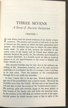 THREE SEVENS - Clymer, 1977 PRESENTATION COPY - HERMETIC OCCULT THEOSOPHY