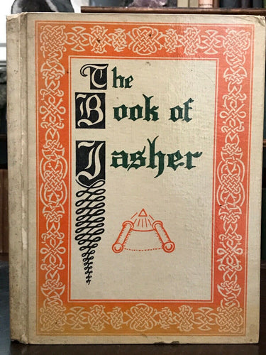 BOOK OF JASHER, SACRED BOOK OF THE BIBLE - 1965 ROSICRUCIAN AMORC MAGIC JEWS